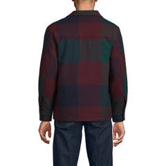 Men's Tall Wool Blend Shirt Jacket