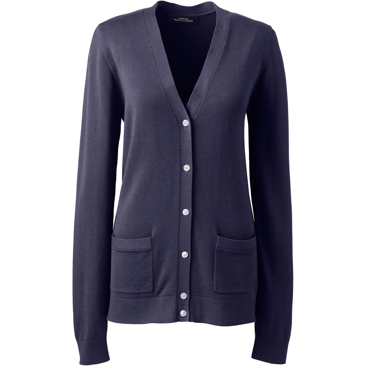 Women Plus Size Cotton Modal V-neck Cardigan Sweater