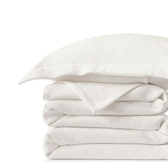 Basketweave Cotton Matelasse Coverlet