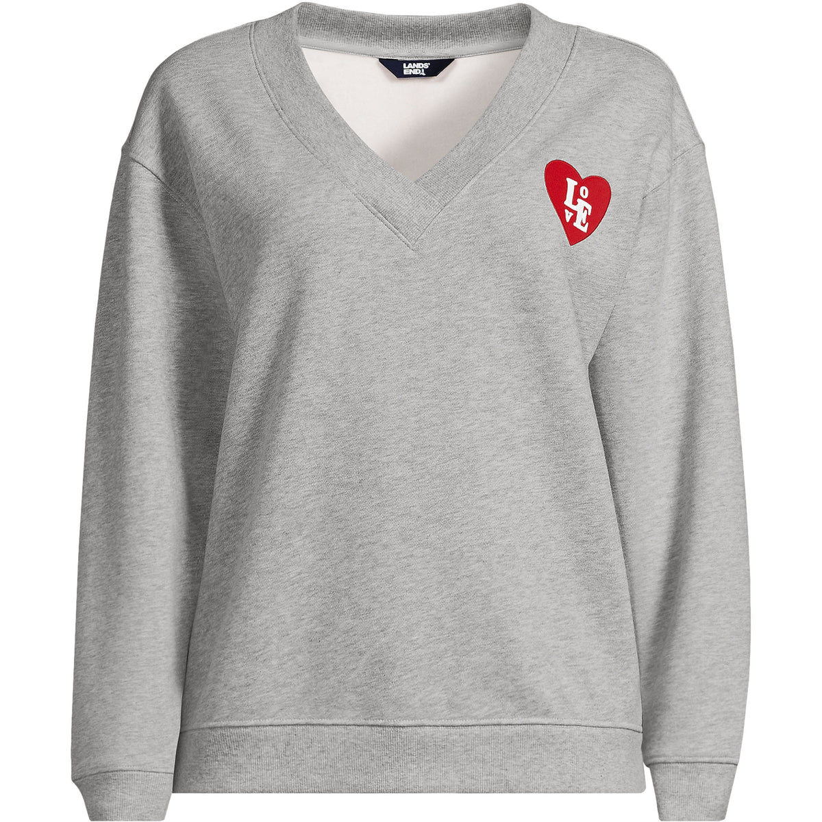 Women's Long Sleeve Serious Sweats V-neck Sweatshirt