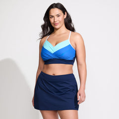 Women's Plus Size SlenderSuit Pleated Bikini Top