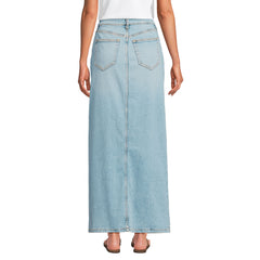 Women's Soft Denim Maxi Skirt