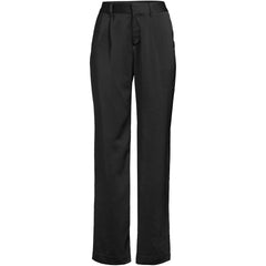 Women's Satin Elastic Back Wide Leg Pants