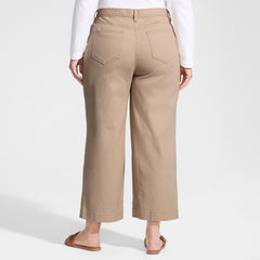 Women's Plus Size Knockabout Chino High Rise 5 Pocket Wide Leg Crop Pants