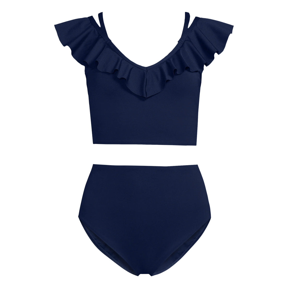 Women's LE x T and T The Tegan Ruffle Midkini Set