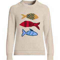 Men's Long Sleeve Drifter Fish Sweater