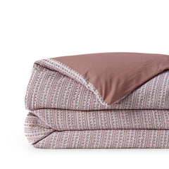 Cotton Matelasse Textured Stripe Duvet Bed Cover