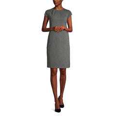 Women's Short Sleeve Ponte Dress