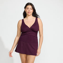 Women's Plus Size SlenderSuit Wrap Tankini Top