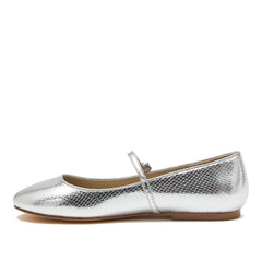 Women's Classic Metallic Mary Jane Flats