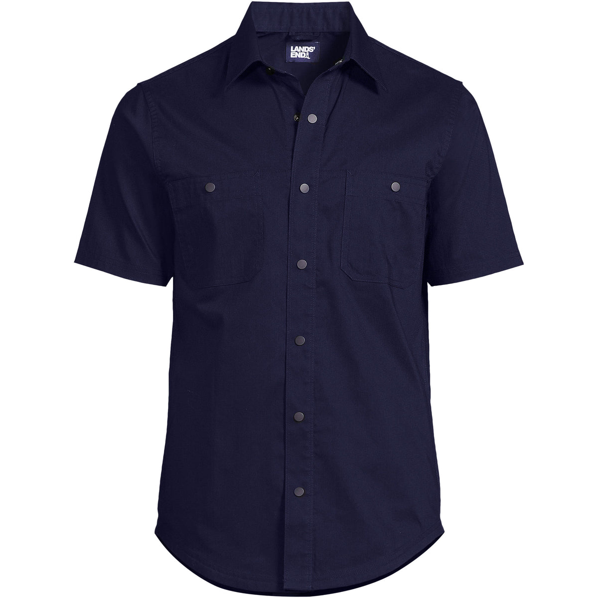School Uniform Men's Ripstop Short Sleeve Utility Work Shirt