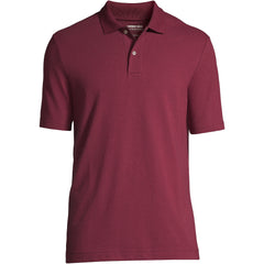 Men's Short Sleeve Basic Mesh Polo Shirt