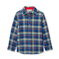 Boys Long Sleeve Poplin Shirt