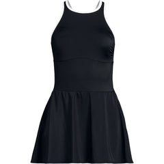 Women's Long Tugless High Neck Swim Dress Swimsuit
