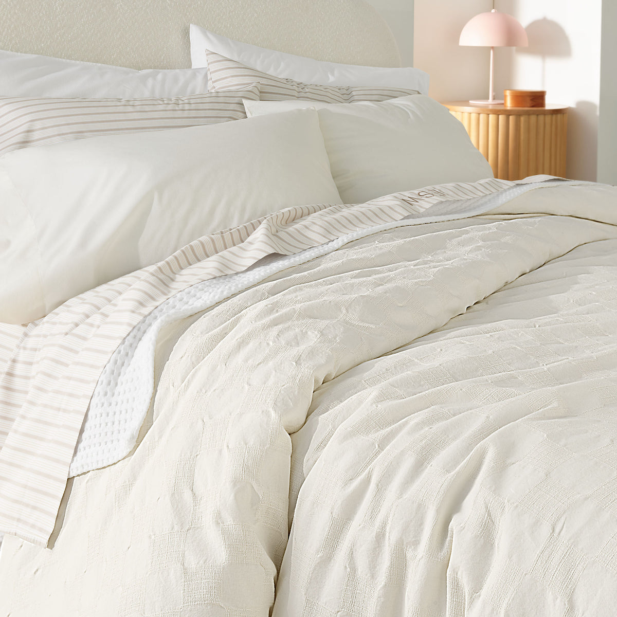 Textured Pattern Duvet Bed Cover