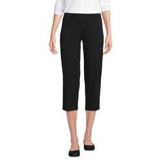 Women's Petite Starfish Mid Rise Pull On Crop Pants