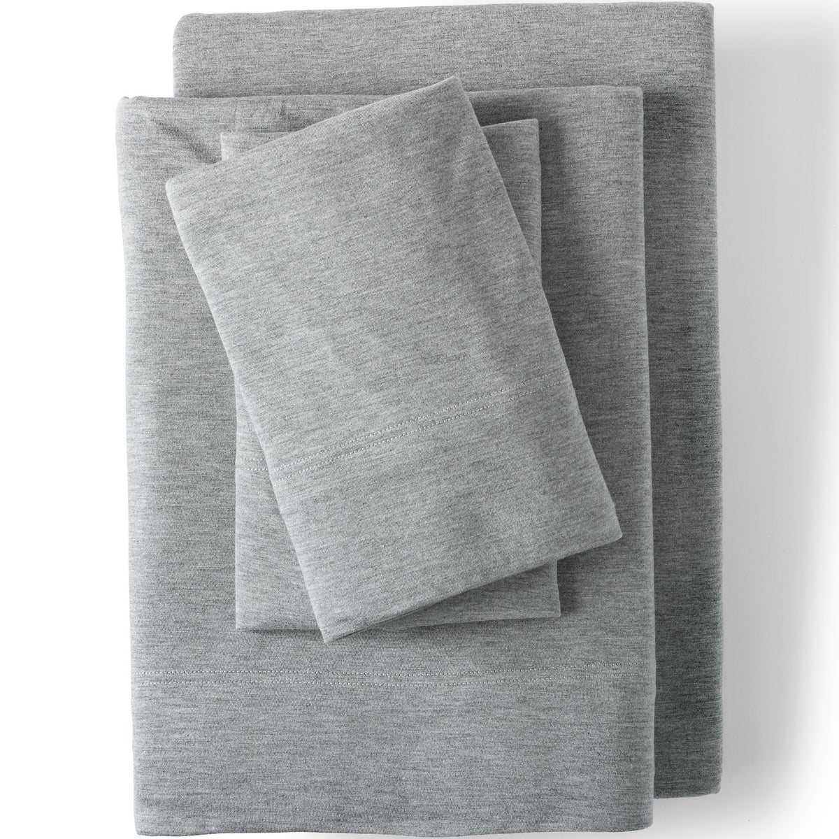 Lightweight Stretch Modal Jersey Heathered Bed Sheet Set