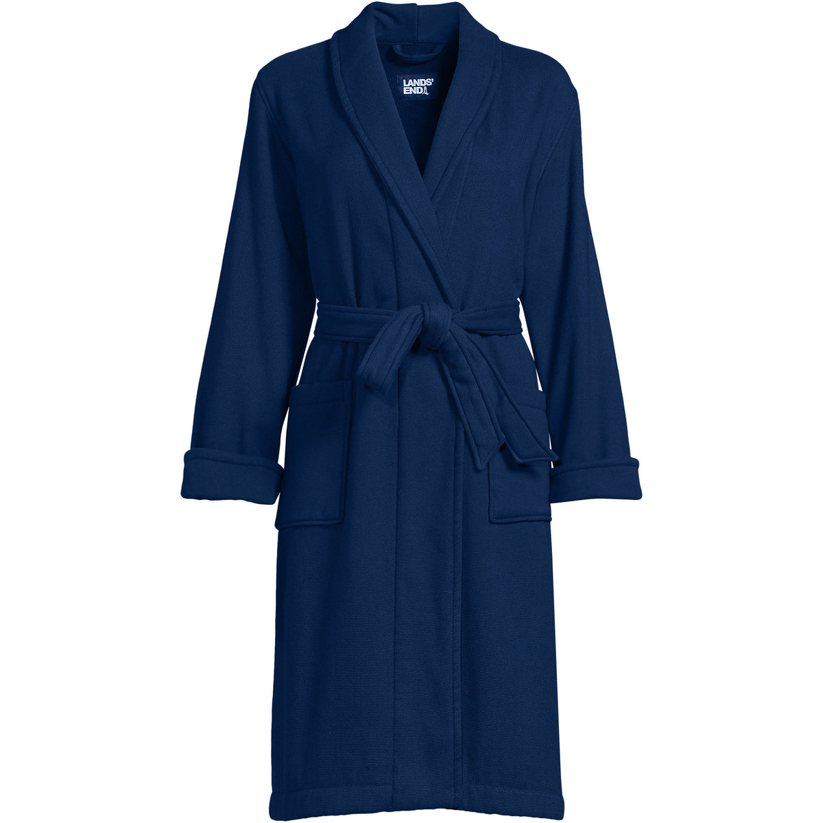 Women's Plus Size Cotton Terry Knee Length Spa Bath Robe