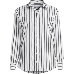 Plus Size No Iron Button Front Shirt