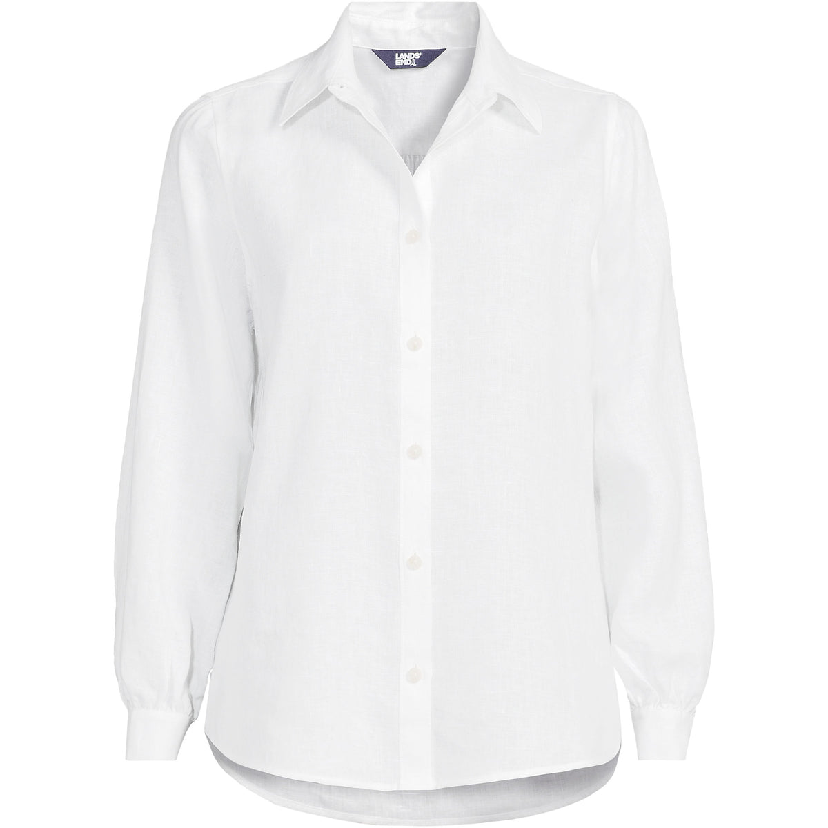 Women's Plus Size Linen Long Sleeve Feminine Shirt
