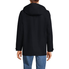Men's Tall Waterproof Hooded Packable Rain Jacket
