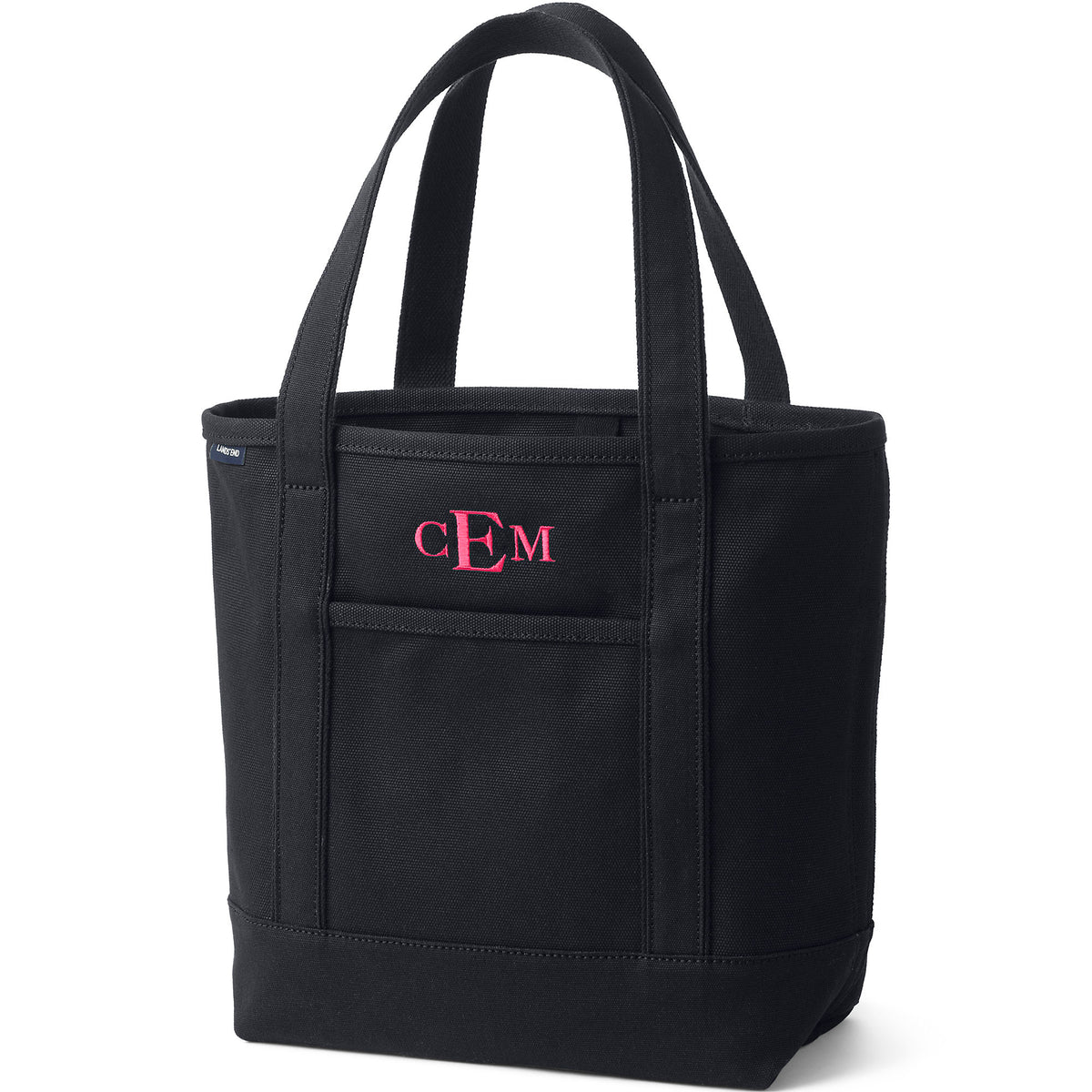Medium 5 Pocket Open Top Canvas Tote Bag