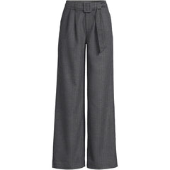 Women's Brushed Flannel Mid Rise Wide Leg Trousers
