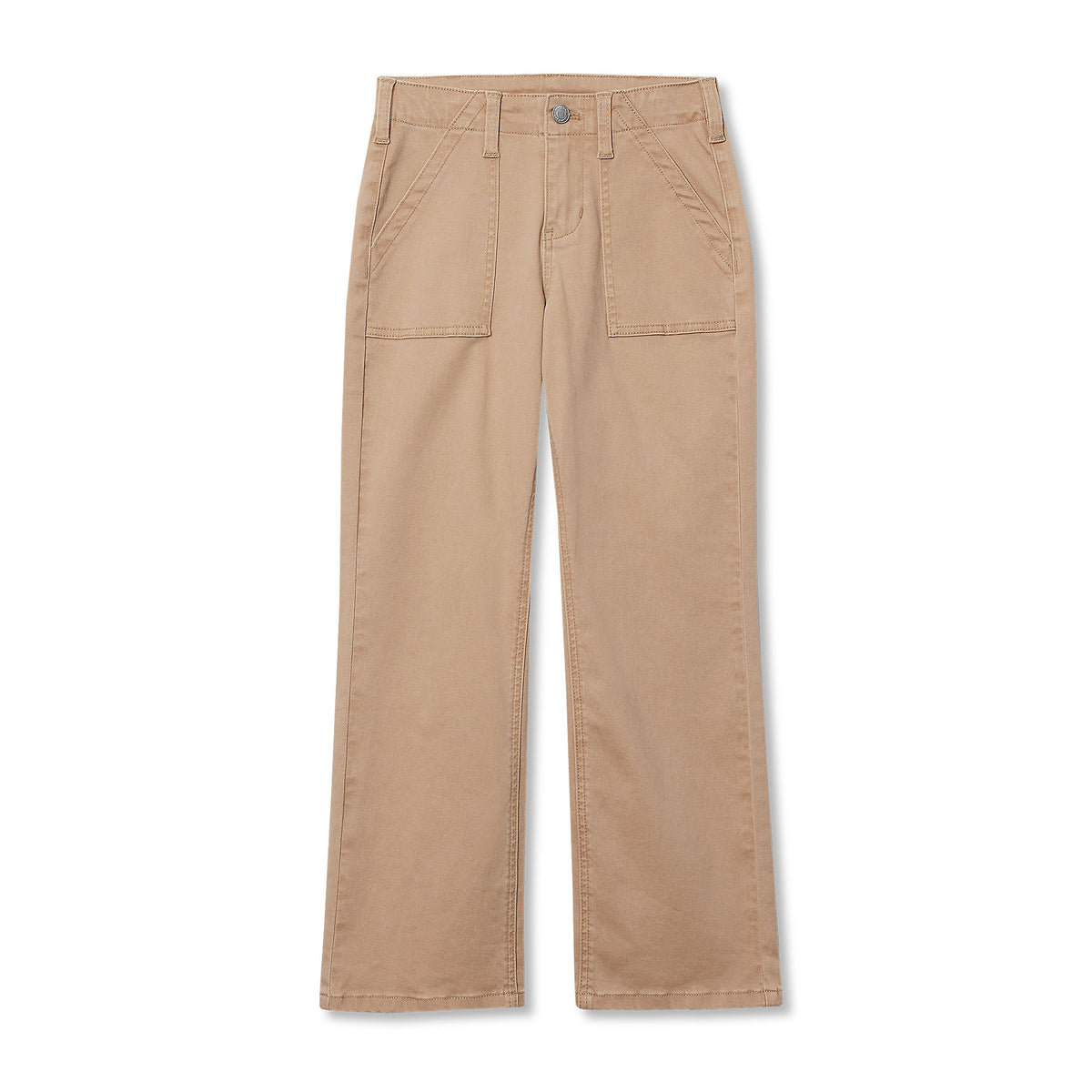Girls Woven Utility Cargo Pant with Pockets