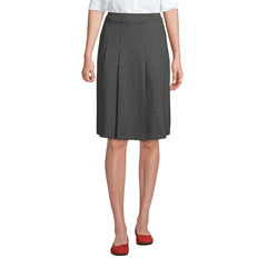 Women's Ponte Pleat Skirt Top of Knee