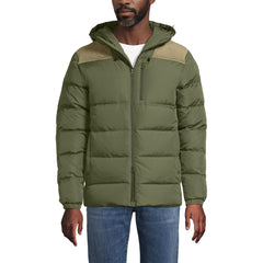 Men's Tall Corduroy Max 600 Down Puffer Hooded Jacket