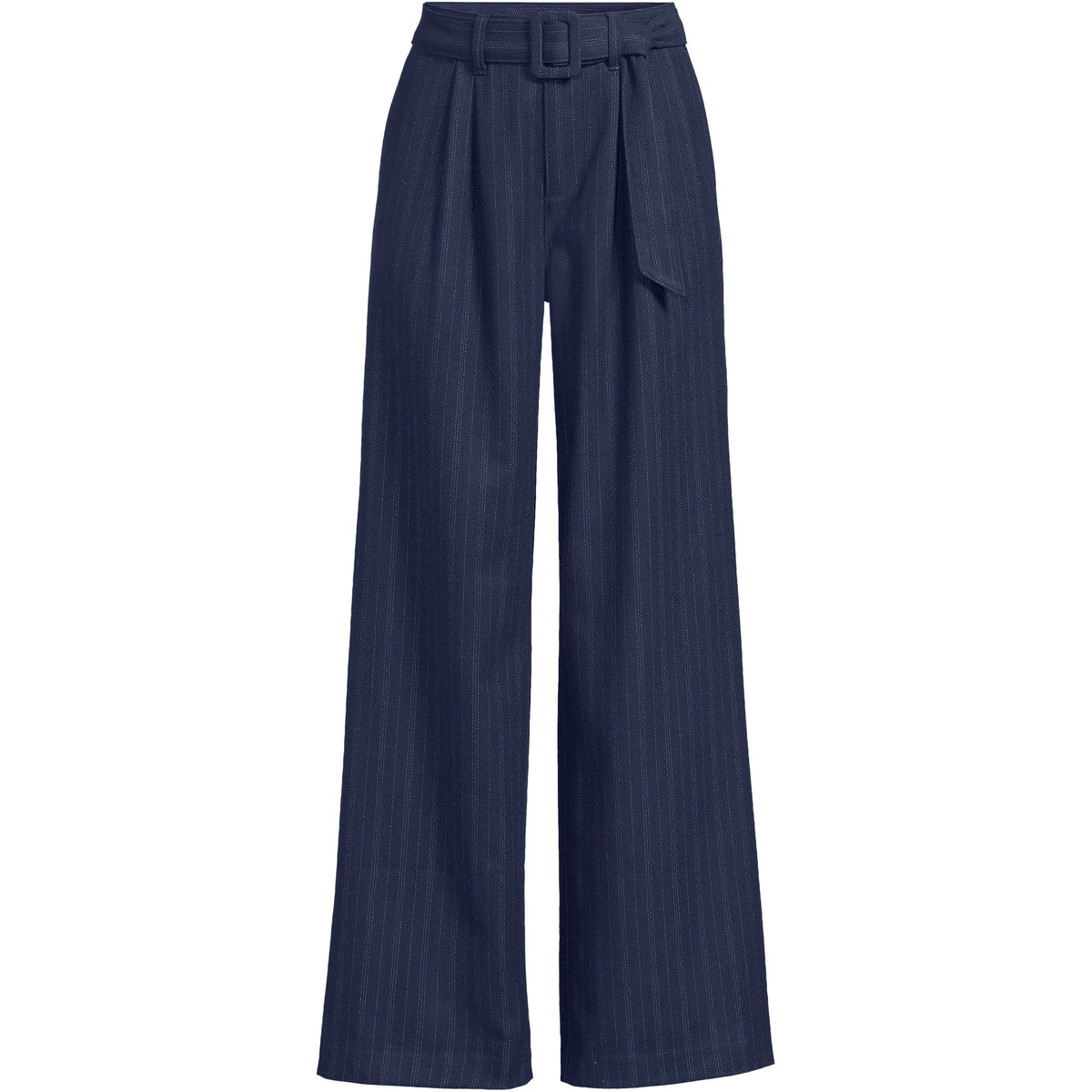 Women's Plus Size Brushed Flannel Mid Rise Wide Leg Trousers