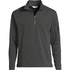 Men's Long Sleeve Cooling Performance Pique Quarter Zip