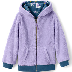 Kids Reversible Sherpa Fleece Hoodie