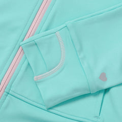 Girls Active Zip Up Track Jacket