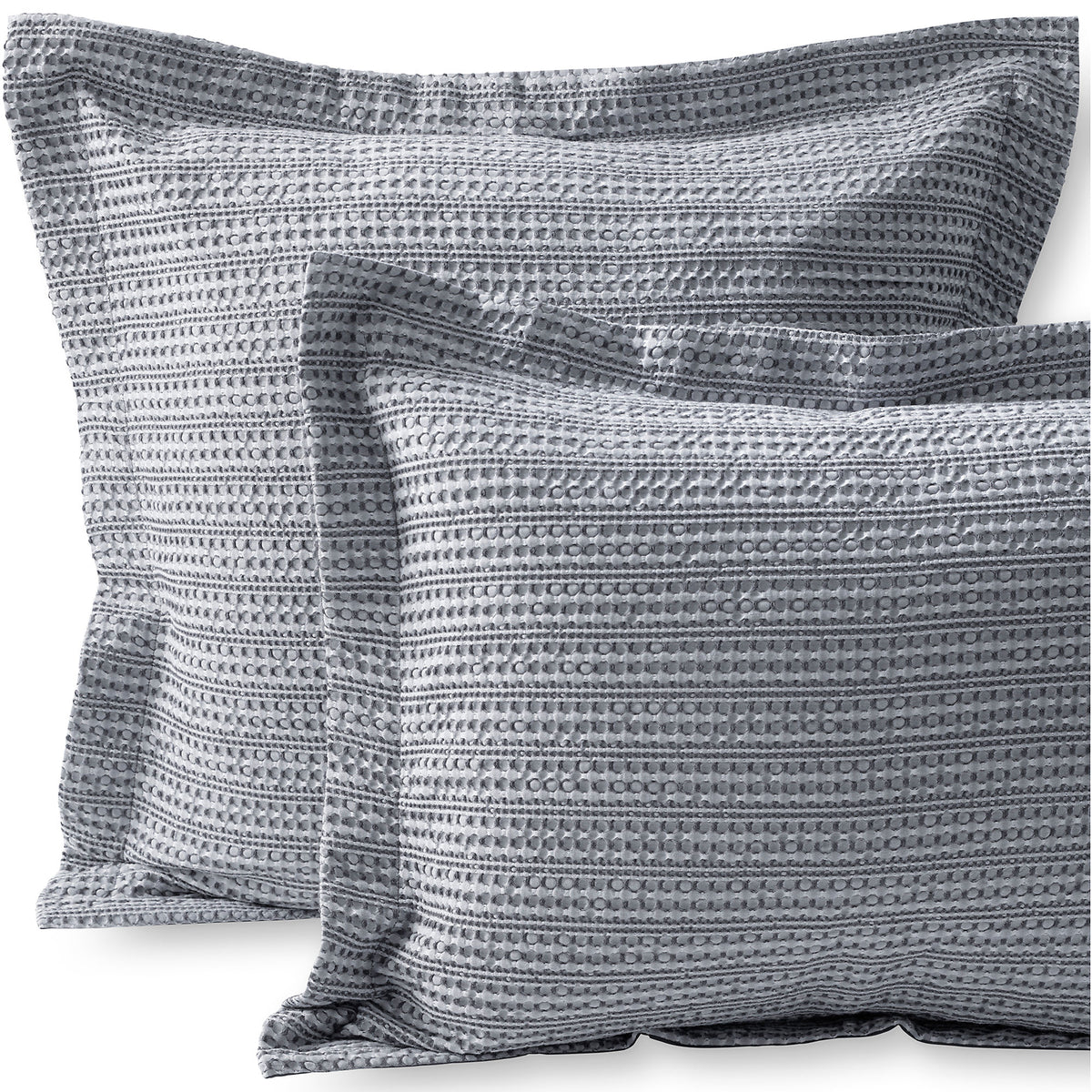 Cotton Matelasse Textured Stripe Pillow Sham