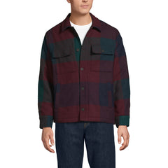 Men's Tall Wool Blend Shirt Jacket