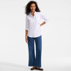 Women's No Iron Pinpoint Relaxed Fit Shirt