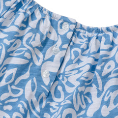 Girls Shirred Puff Blouse