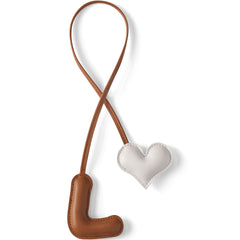 Letter L Faux Leather Bag Charm