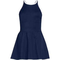 Women's D-Cup Tugless High Neck Swim Dress Swimsuit