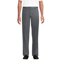 School Uniform Men's Blend Plain Front Chino Pants