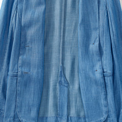 Women's Plus Size Indigo TENCEL TM Fiber Relaxed Blazer