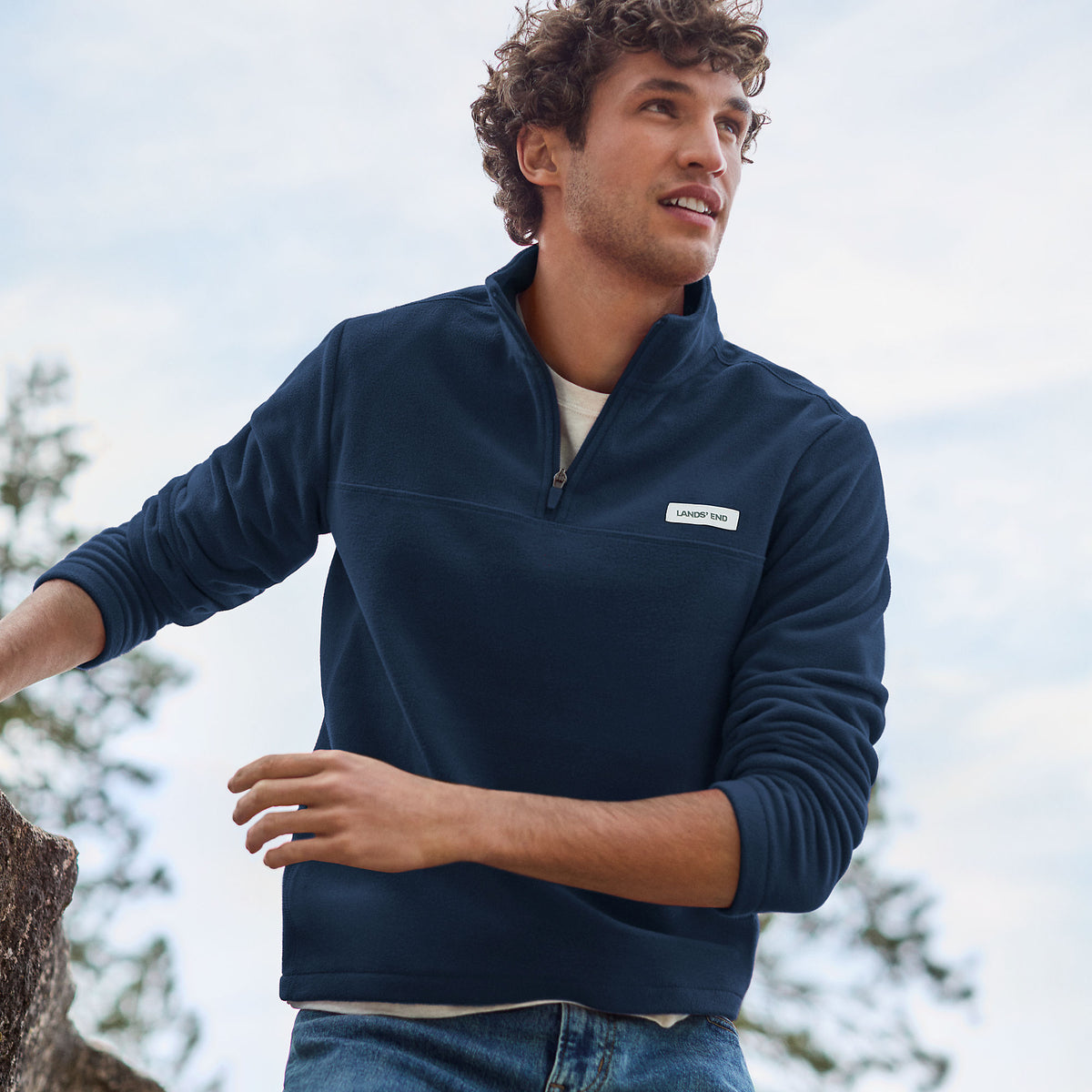 Men's Anyweather Fleece Quarter Zip Pullover