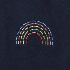 Girls Crew Neck Embroidered Sweatshirt