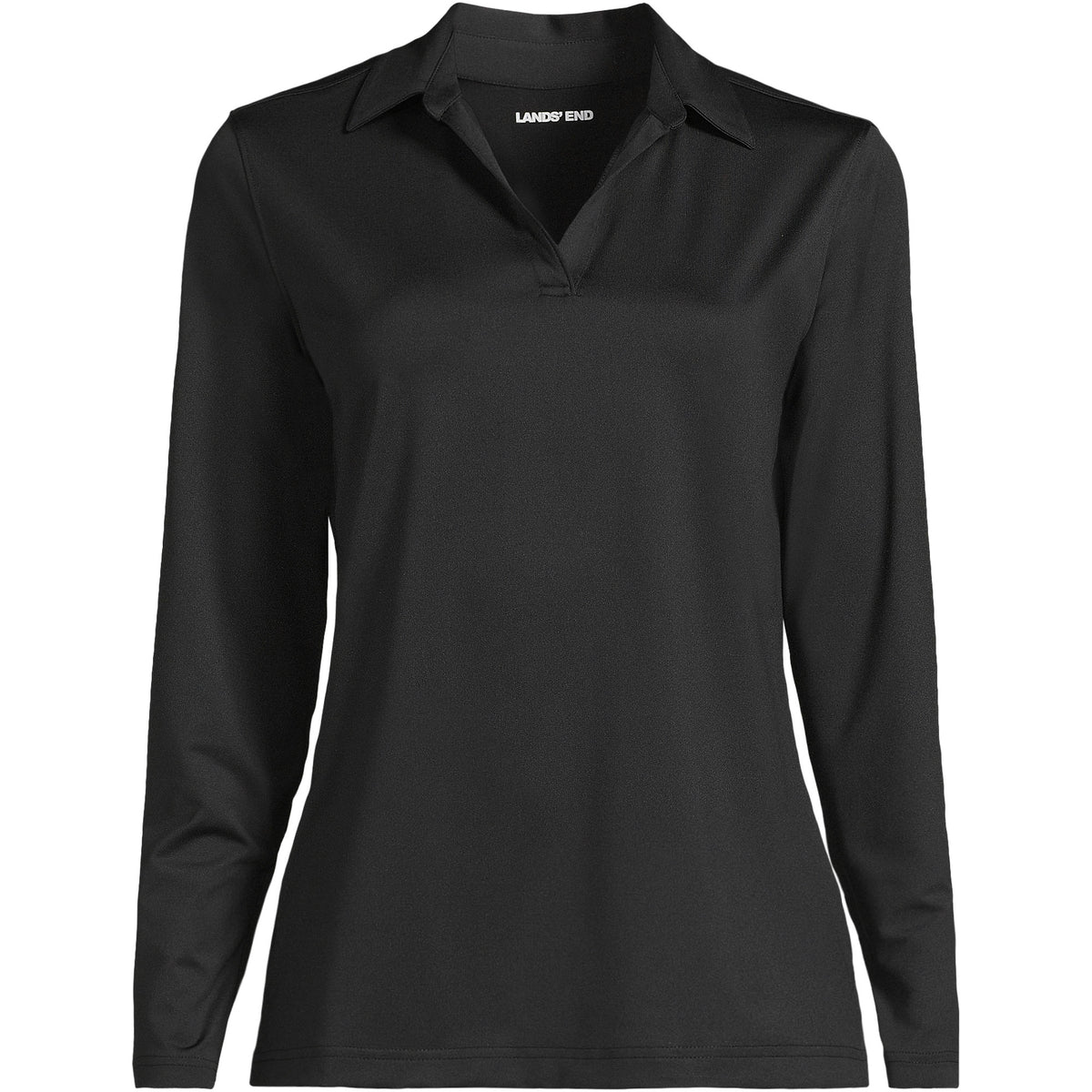 School Uniform Women's Plus Rapid Dry Long Sleeve Sport Collar Polo