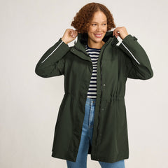 Women's Plus Size Squall Hooded Waterproof Raincoat