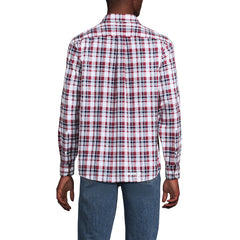 Men's Tall Long Sleeve Madras Shirt