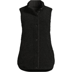 Women's Reversible Quilted Sherpa Fleece Vest