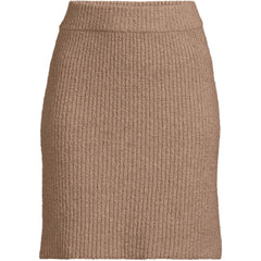 Women's Boucle Shaker Above the Knee Sweater Skirt
