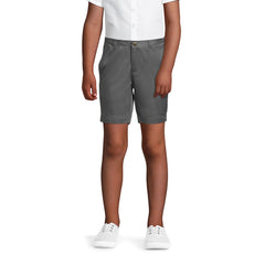 School Uniform Girls Plain Front Blend Chino Shorts